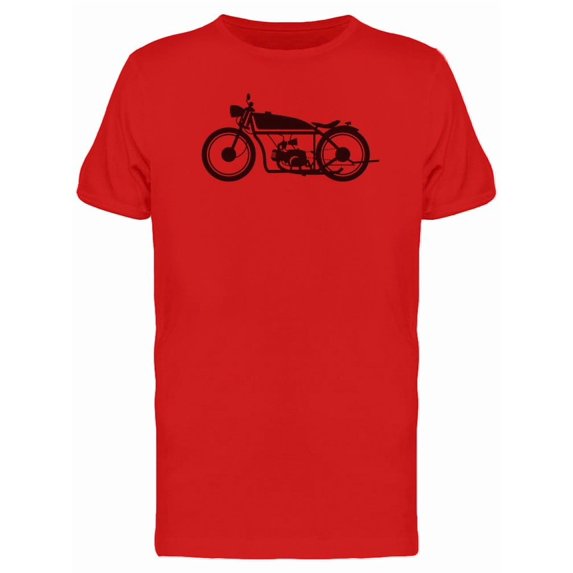 Grunge Retro Motorcycle T-Shirt Men -Image by Shutterstock, Male 3X-Large