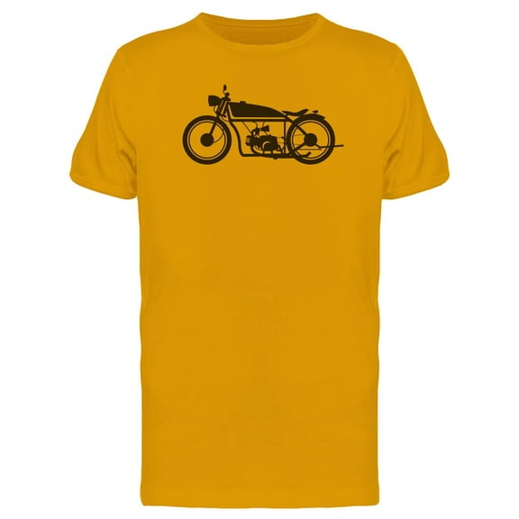 Grunge Retro Motorcycle T-Shirt Men -Image by Shutterstock, Male 3X-Large