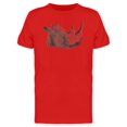 thumbnail image 1 of Grunge Rhinoceros Head Sketch Tee Men's -Image by Shutterstock, 1 of 2