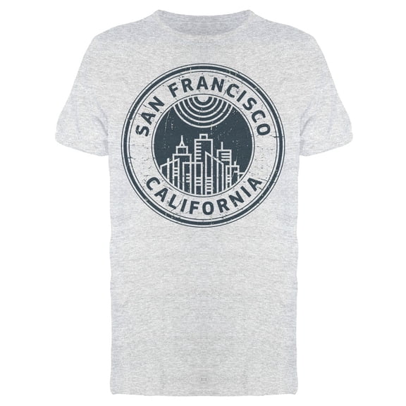 Grunge San Francisco Art Tee Men's - Men T-Shirt, Small