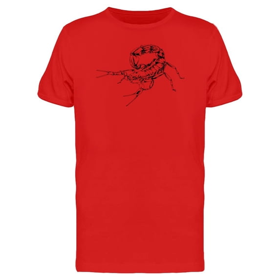 Grunge Scorpion Sketch Tee Men's -Image by Shutterstock