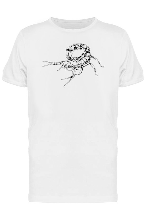 Grunge Scorpion Sketch Tee Men's -Image by Shutterstock