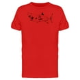 thumbnail image 1 of Grunge Shark Sketch Tee Men's -Image by Shutterstock, 1 of 2