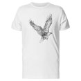 thumbnail image 1 of Grunge Sketch Flying Eagle T-Shirt Men -Image by Shutterstock, Male XX-Large, 1 of 2