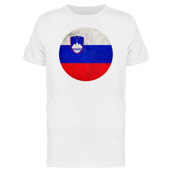 Grunge Slovenia Flag T-Shirt Men -Image by Shutterstock, Male Small