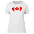 thumbnail image 1 of Grunge Splash Of Canada Day T-Shirt Women -Image by Shutterstock, Female XX-Large, 1 of 4