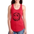 thumbnail image 1 of Grunge Spray Dripping Face Racerback Tank Women -Image by Shutterstock, Female x-Large, 1 of 4