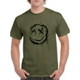 thumbnail image 1 of Grunge Spray Dripping Face T-Shirt Men -Image by Shutterstock, Male 5X-Large, 1 of 4