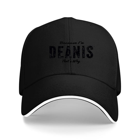 Grunge Style Distressed Deanis Baseball Cap - Lightweight Hat with Toggle Closure, Hand Wash