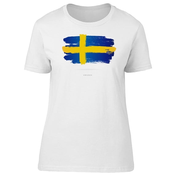 Grunge Sweden Flag Watercolor Tee Men's -Image by Shutterstock