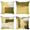 thumbnail image 1 of Ambesonne Throw Pillow Cover 4 Pack, , 24", Fawn Pale Khaki and Mustard, 1 of 7