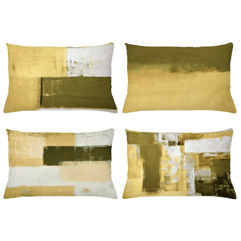 Ambesonne Throw Pillow Cover 4 Pack 12 x20