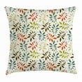 thumbnail image 1 of Grunge Throw Pillow Cushion Cover, Vintage Pattern of Colorful Falling Autumn Leaves Nature Change in Fall Season Theme, Decorative Square Accent Pillow Case, 24 X 24 Inches, Multicolor, by Ambesonne, 1 of 2