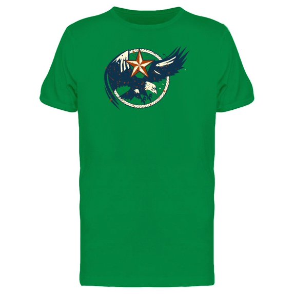 Grunge Vintage Usa Eagle Tee Men's -Image by Shutterstock