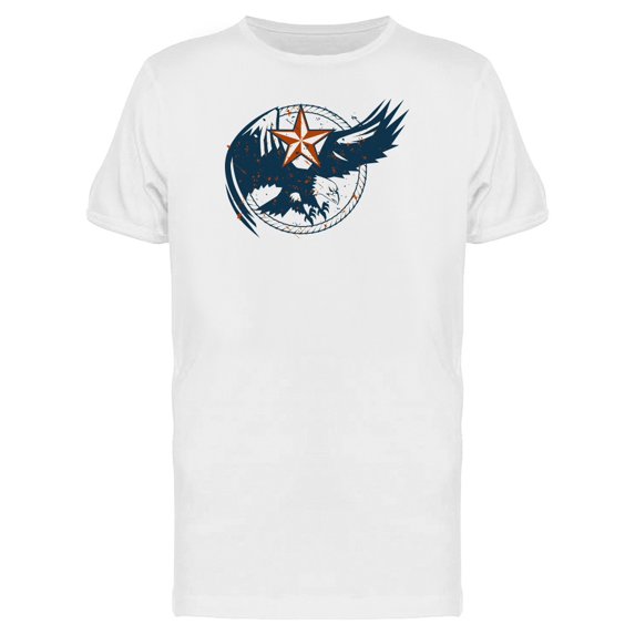 Grunge Vintage Usa Eagle Tee Men's -Image by Shutterstock