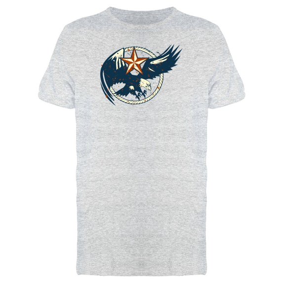 Grunge Vintage Usa Eagle Tee Men's -Image by Shutterstock