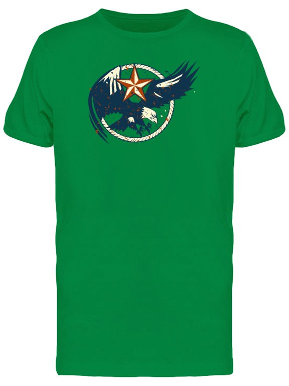 Grunge Vintage Usa Eagle Tee Men's -Image by Shutterstock