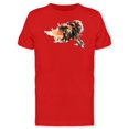 thumbnail image 1 of Grunge Watercolor Horse Running Tee Men's -Image by Shutterstock, 1 of 2