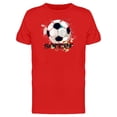 thumbnail image 1 of Grunge Watercolor Soccer Ball Tee Men's -Image by Shutterstock, 1 of 2