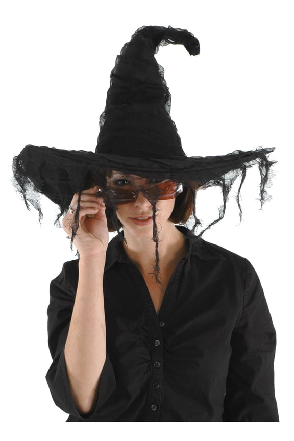 Grunge Witch Black Hat