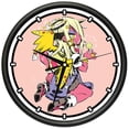 thumbnail image 1 of Grungy Angel  Design Wall Clock | Precision Quartz Movement | Décor For School Class Office Bedroom Decoration, 1 of 1