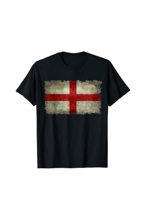Grungy English St George's Cross Flag T-Shirt, Unisex T-Shirt