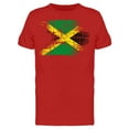 thumbnail image 1 of Grungy Jamaican Flag T-Shirt Men -Image by Shutterstock, Male Large, 1 of 2