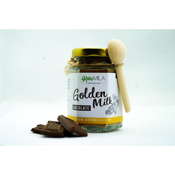 Grunmila Organic Chocolate Golden Milk Powder, 2 oz