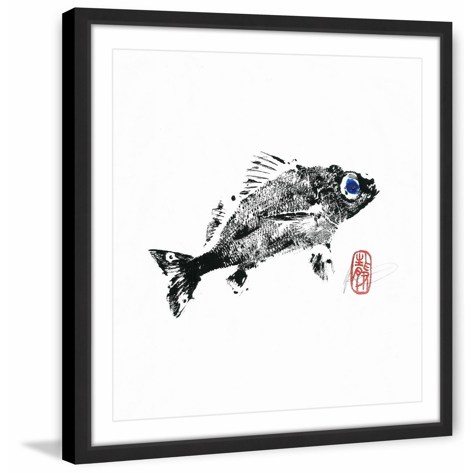 "Grunt" Framed Painting Print