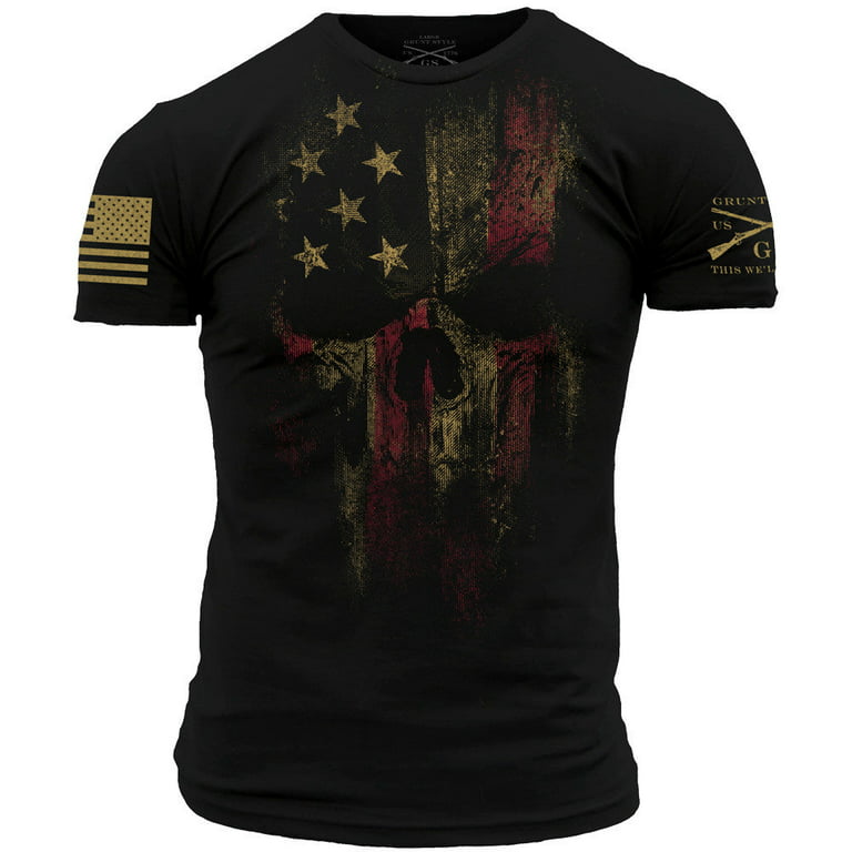 Grunt Style American Reaper 2.0 - Men's T-Shirt (Black, 3X-Large) 