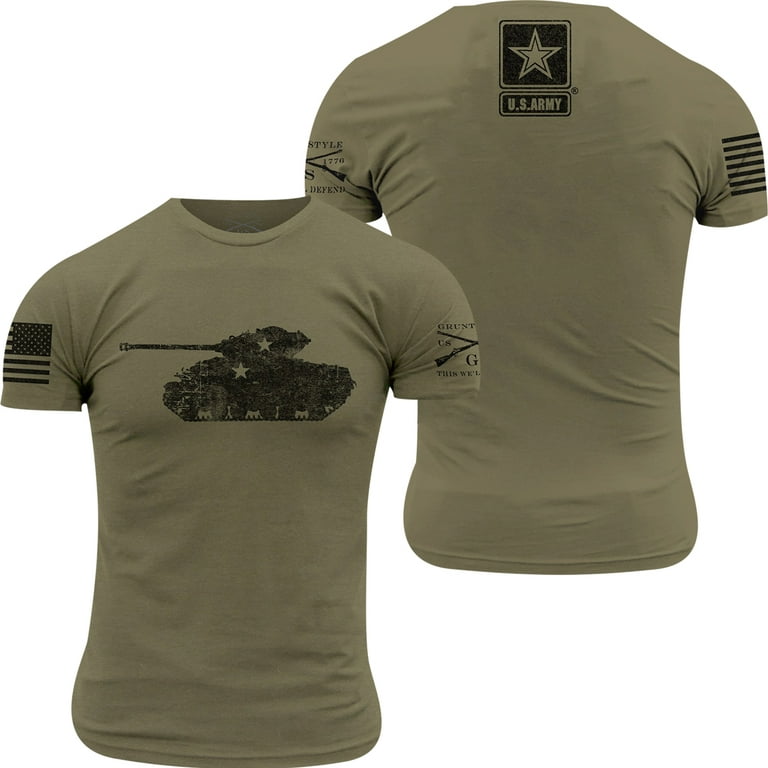 Grunt Style Army - Sherman T-Shirt - Small - Military Green