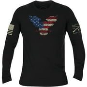 Grunt Style Freagle Long Sleeve T-Shirt - Large - Black