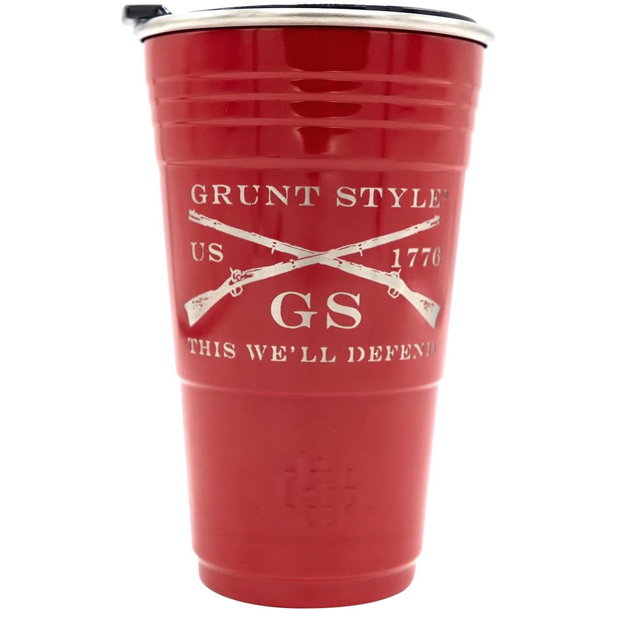 Classic Red Insulated Metal Party Cups