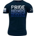 thumbnail image 1 of Grunt Style Pride, Honor, Service T-Shirt - XL - Navy, 1 of 2