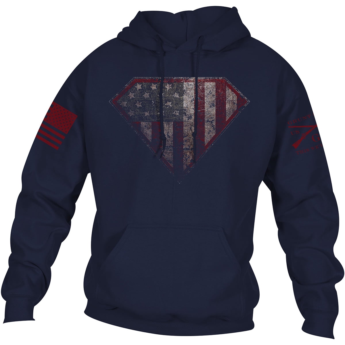 Grunt style super cheap patriot hoodie