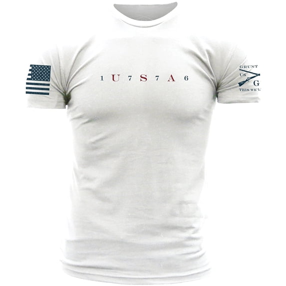 Grunt Style USA 76 T-Shirt - 3XL - White