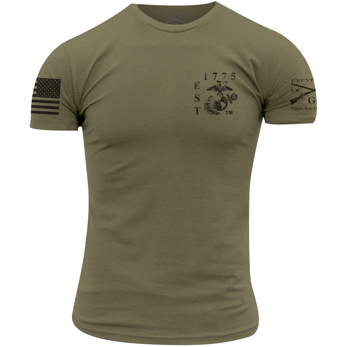 Usmc green t shirt new arrivals