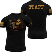 Grunt Style USMC - Tun Tavern Staff T-Shirt - XL - Black