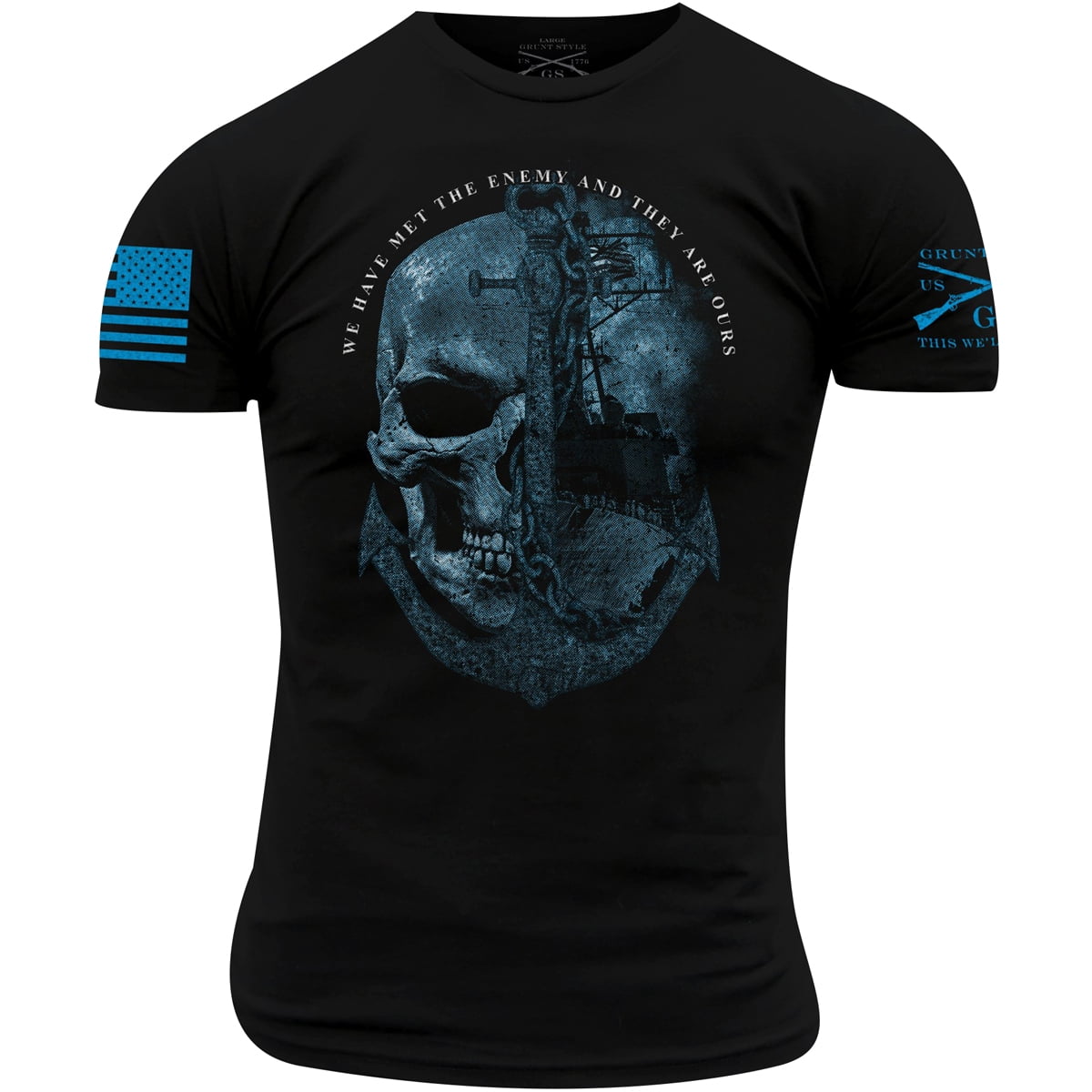 Grunt Style Dad Defined - Men's T-Shirt (Black, 4X-Large