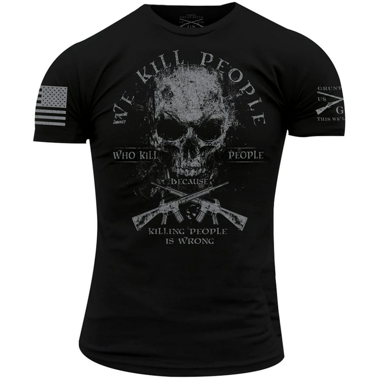 black gildan shirt
