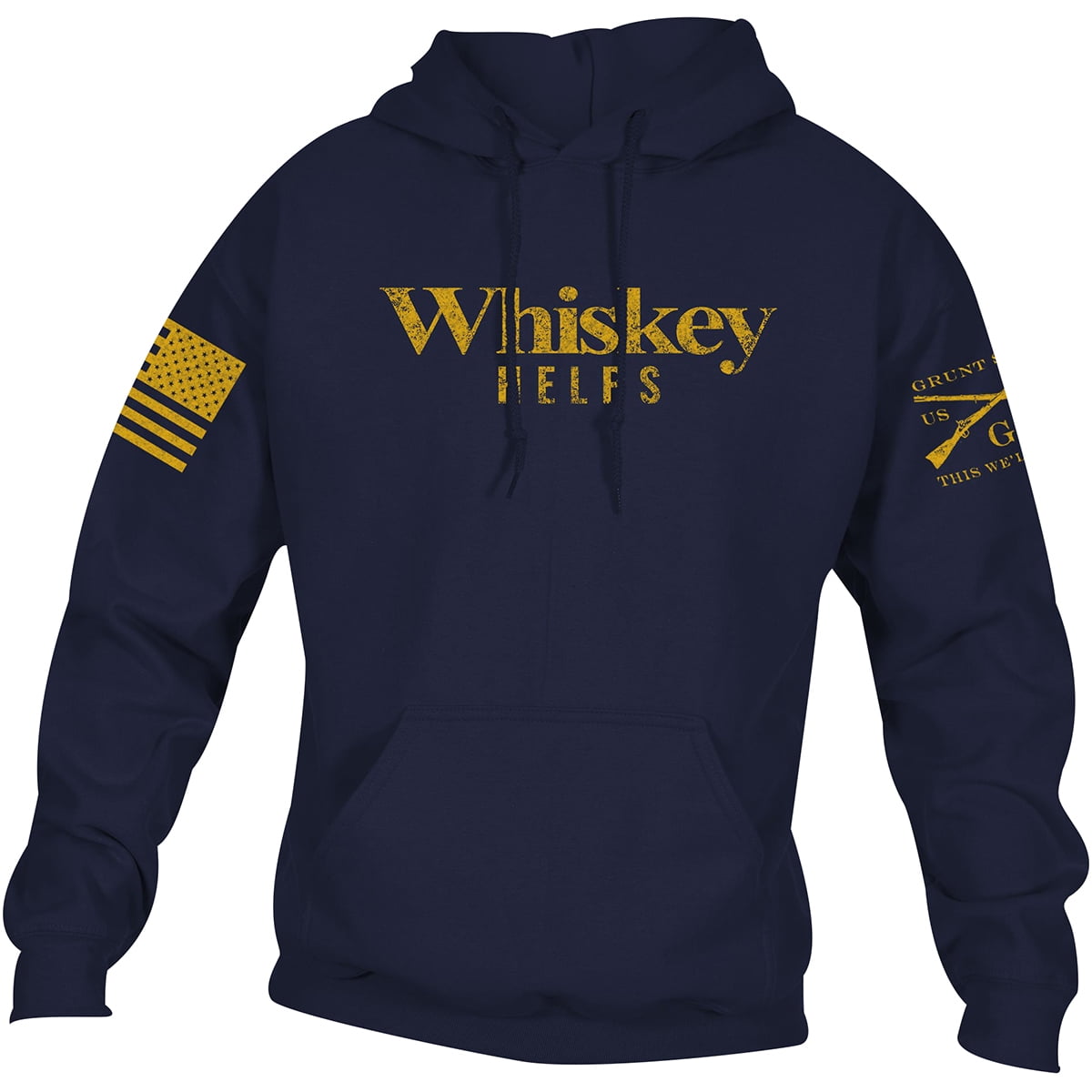 Grunt style whiskey helps hoodie discount