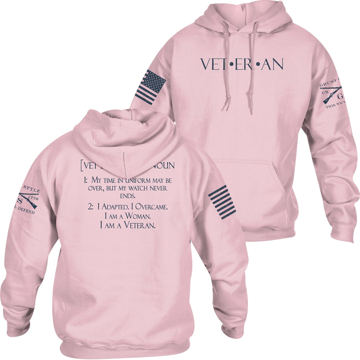 Grunt style veteran hoodie cheap