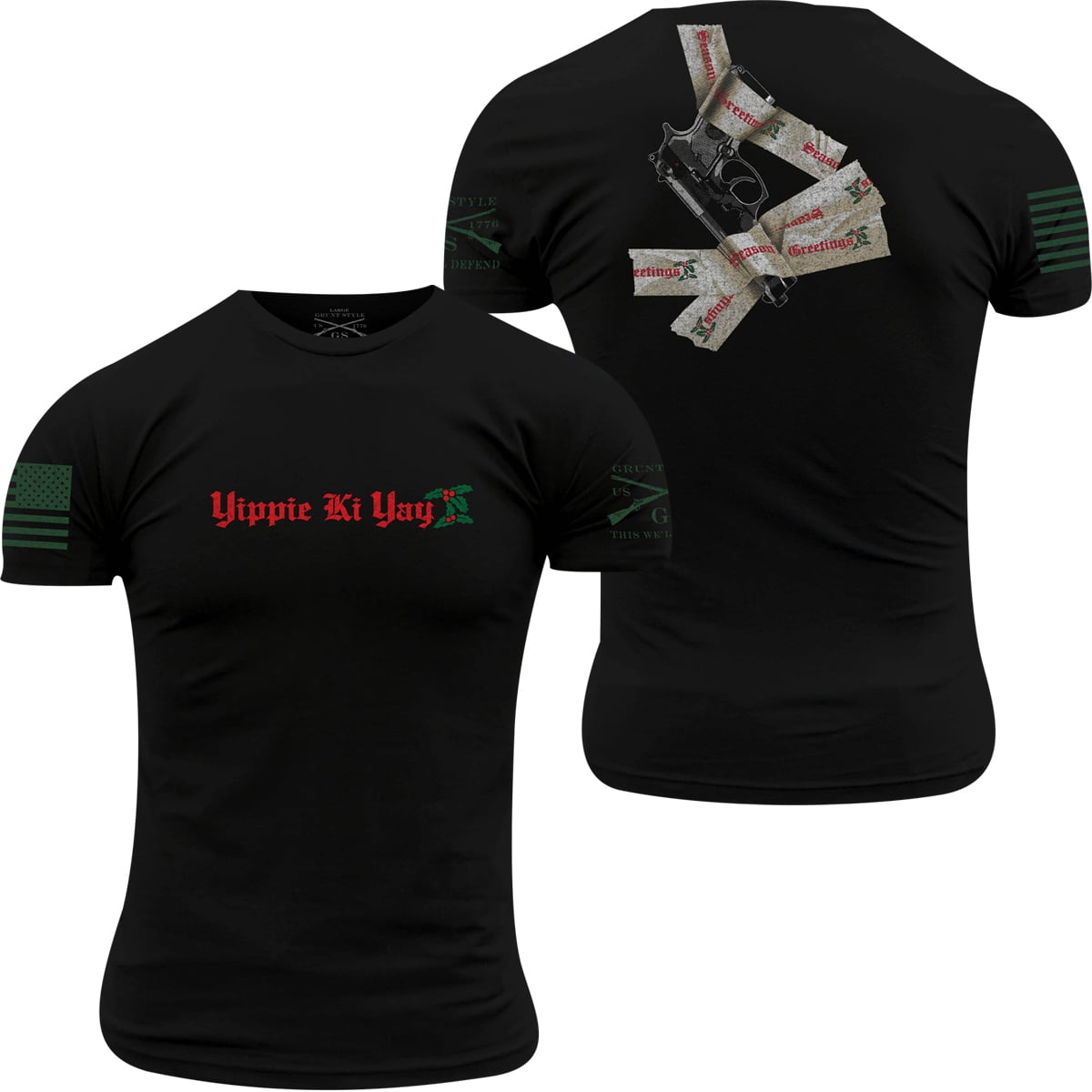 Grunt Style Yippie Ki Yay 2.0 T-Shirt - Medium - Black Grunt Style Yippie Ki Yay 2.0 T-Shirt - Medium - Black