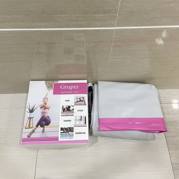 Gruper Gymnastic mats, 6ft Inflatable Gymnastics Air Mat for Gymnastics Training/Home Use/Cheerleading/Yoga/Water