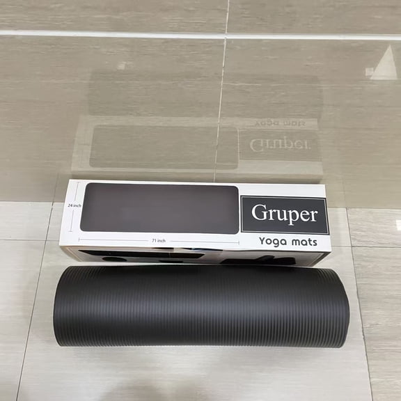 Gruper Yoga mats,1/2 Inch Extra Thick Exercise Yoga Mat