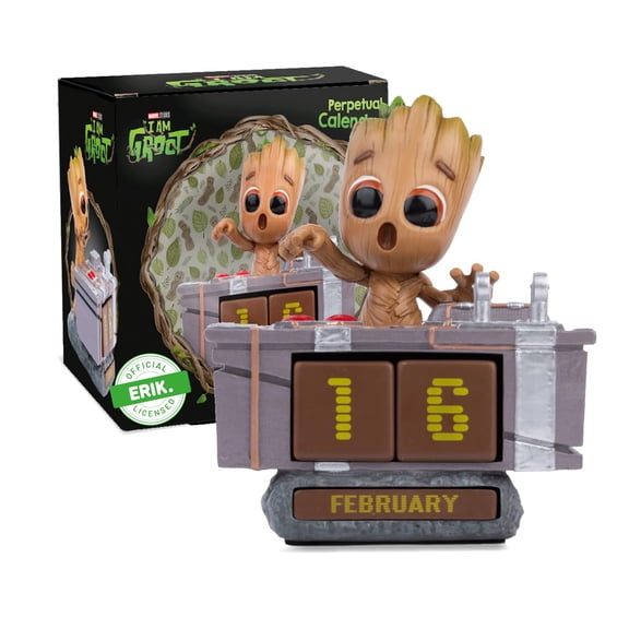 Grupo Erik Marvel Groot Perpetual Calendar  Flip Calendar  Groot Calendar  Perpetual Calenda