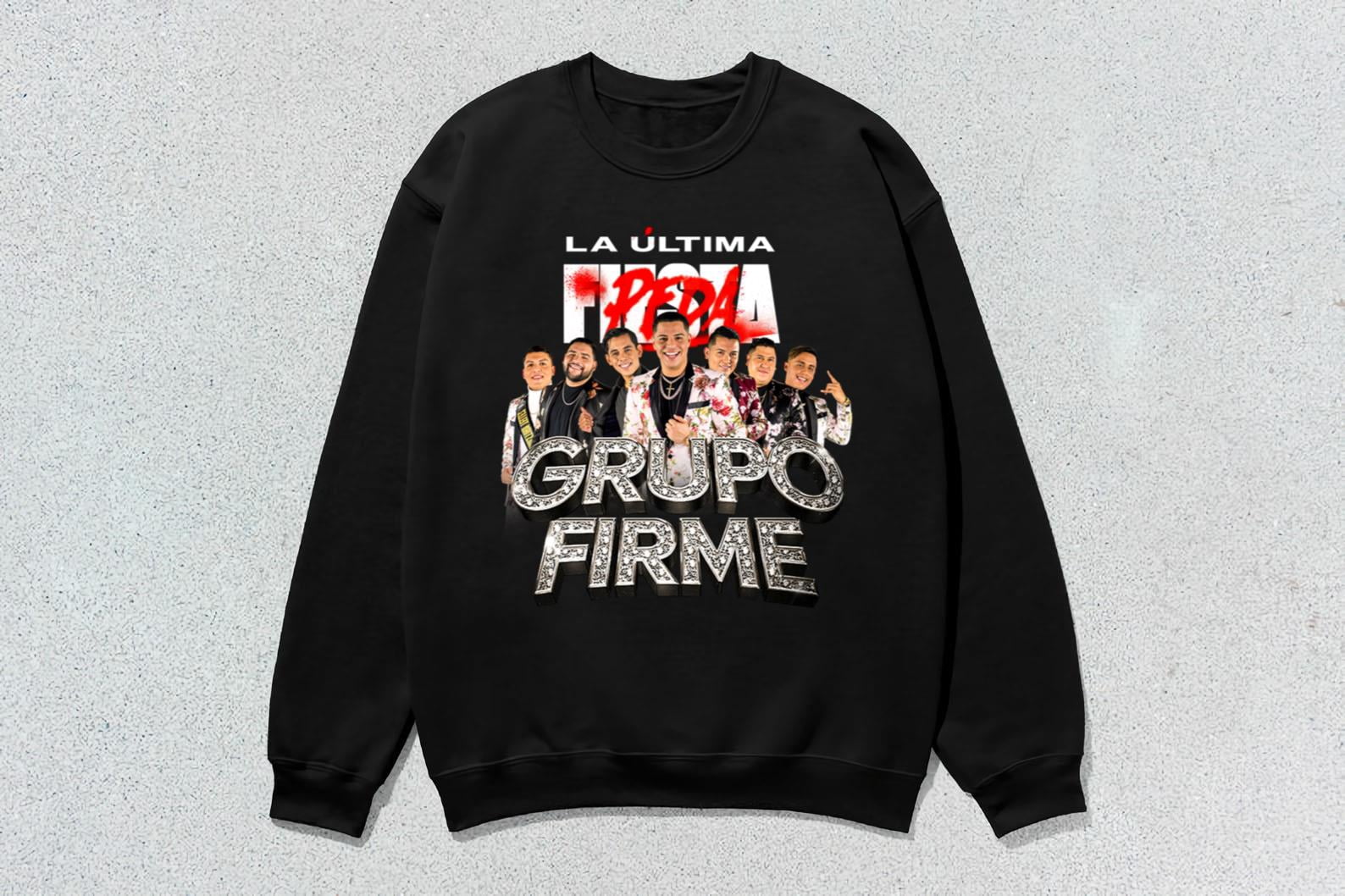 Grupo Firme La Ultima Peda 2024 Tour Shirt, Grupo Firme Band Fan Shirt, Grupo Firme 2024