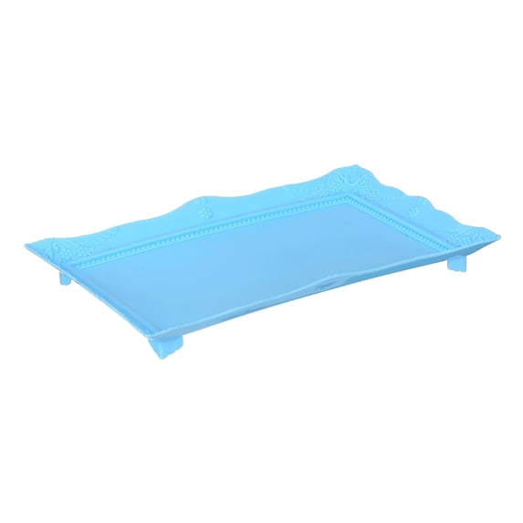 Grupo Mirandinha Baby Blue Rectangular Acrylic Tray – Durable, Compact, Easy Clean