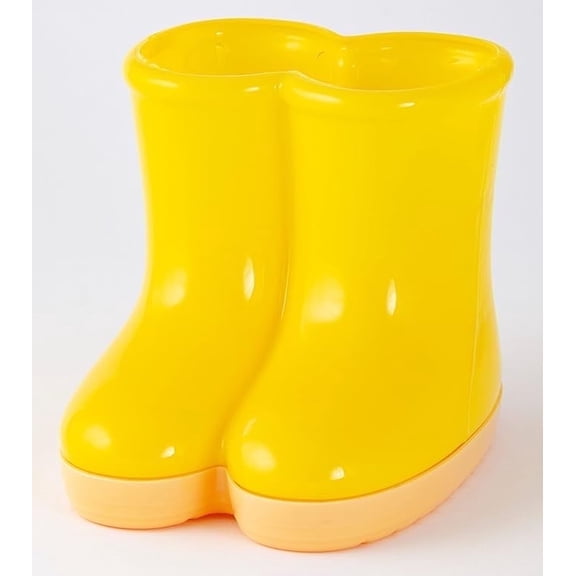 Grupo Mirandinha - Elegant Fake Yellow Plastic Flower Vase - Perfect for Parties & Home Decor