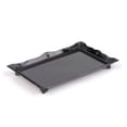 thumbnail image 1 of Grupo Mirandinha - Rococó Black Rectangular Decorative Tray – Durable Acrylic, 1 of 2
